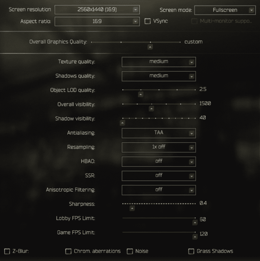 Escape From Tarkov Sacrielの設定 使用デバイスまとめ エスケープフロムタルコフ プロうま